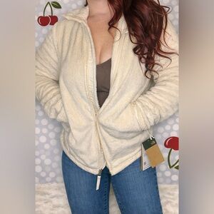 NWT The North Face Osito Jacket White Dune Fleece Medium 🍒